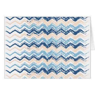 Cartão Scribble ZigZag na costa