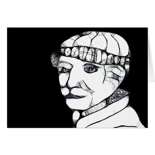 Cartão scribblez (Frente horizontal)