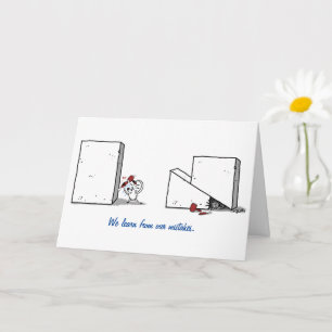 Cartão SCULPTOR OOPS! por Jeff Willis Art