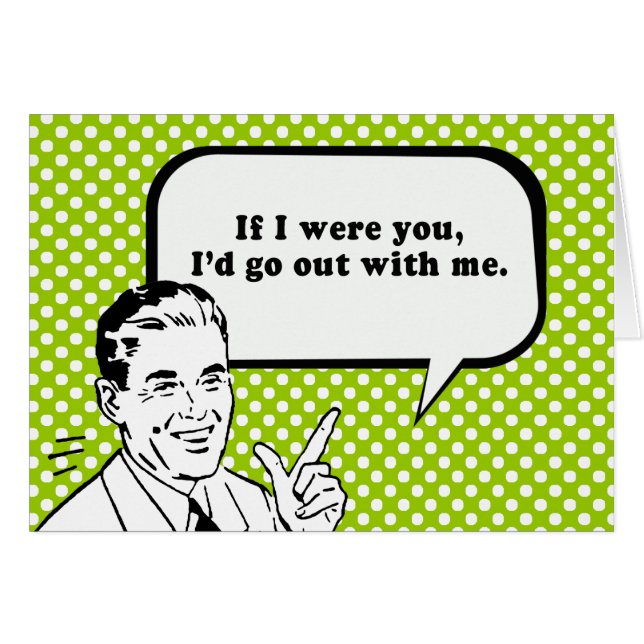 CARTÃO SE EU ESTIVESSE SAIDO COMIGO (Frente Horizontal)