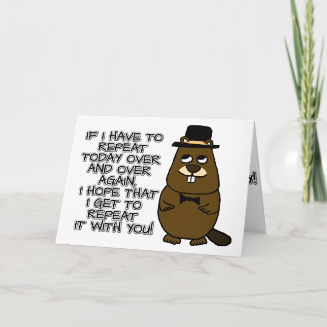 Cartão Se eu tiver que repetir hoje várias vezes (Frente)