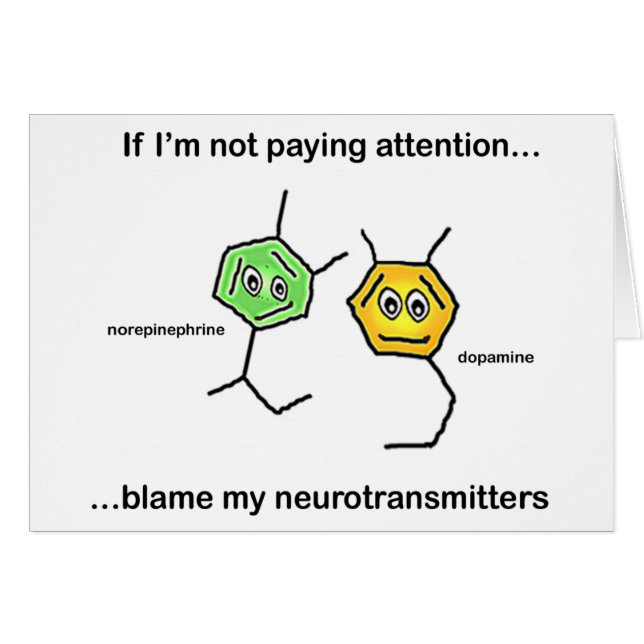 Cartão Se não estou prestando atenção... (Frente Horizontal)