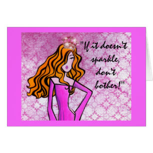 Cartão "Se não faz faísca, não incomode! "