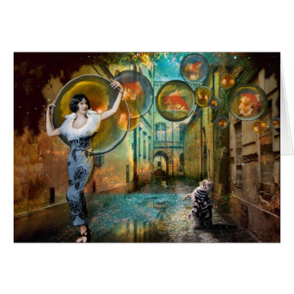 Cartão Se os peixes eram desejos!