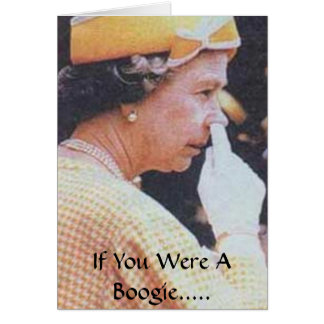 Cartão Se Você Era Um Boogie...