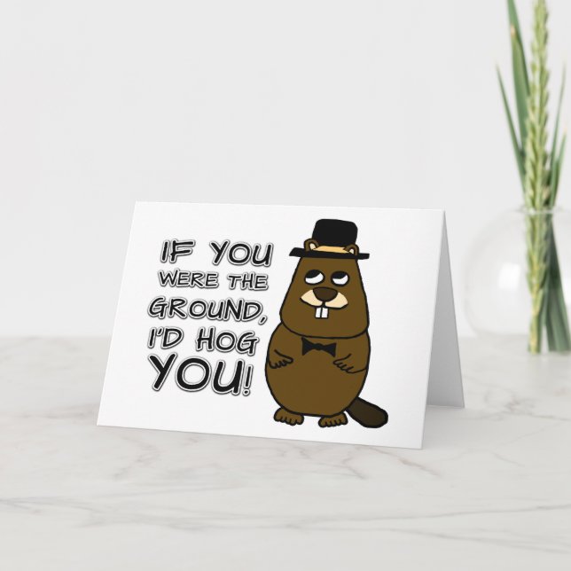 Cartão Se você fosse o chão, eu te pegaria! (Frente)