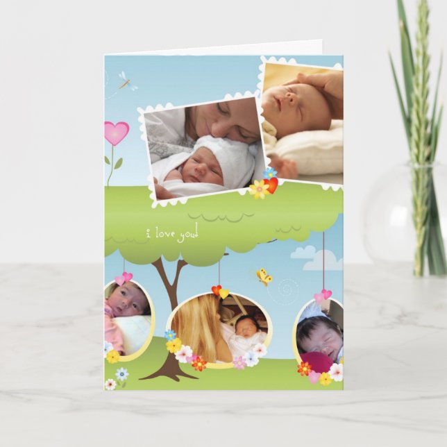 Cartão Se você optar por dizer a ele (cartão de adoção) (Frente)