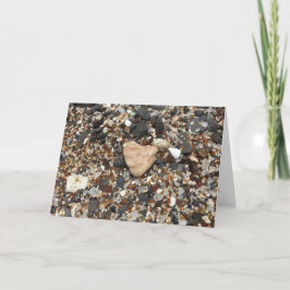 Cartão sea glass beach greeting card (love is all around)