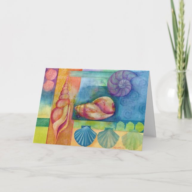 Cartão Sea Shells (Frente)