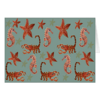 Cartão Seacreatures
