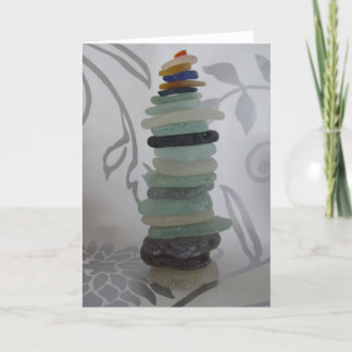 Cartão seaglass stack