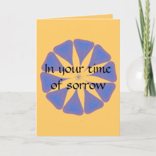 Cartão Seaglass sympathy card