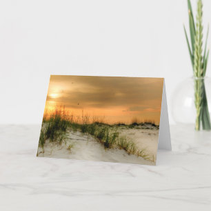 Cartão Seagulls at Sunrise