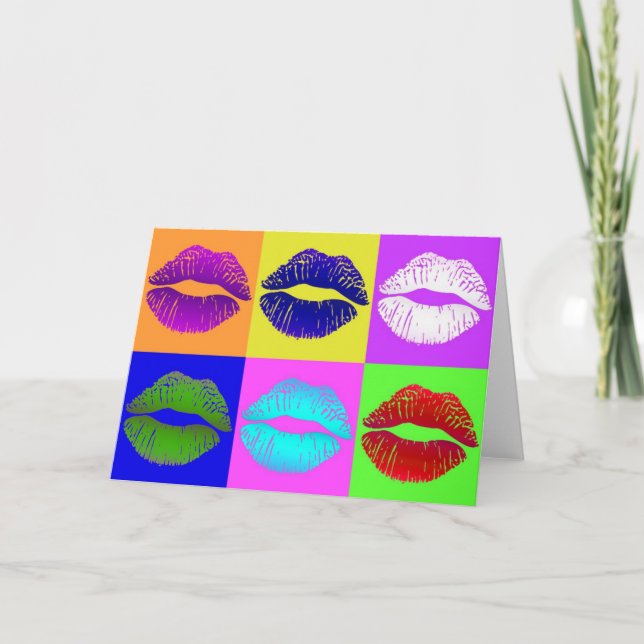 Cartão Sealed with a kiss (Frente)