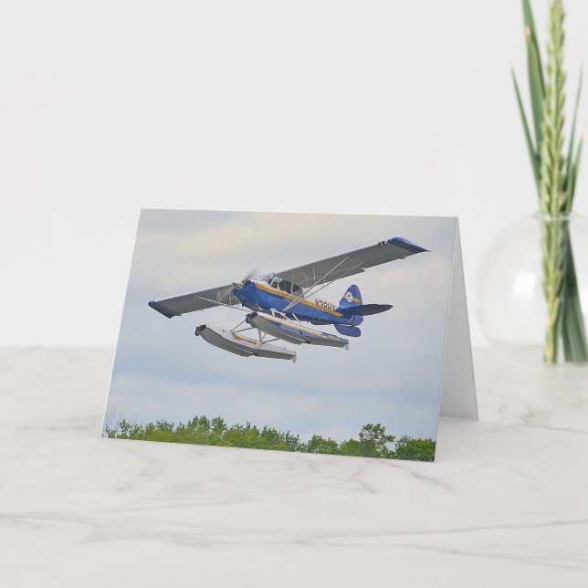 Cartão Seaplane Notecard (Frente)
