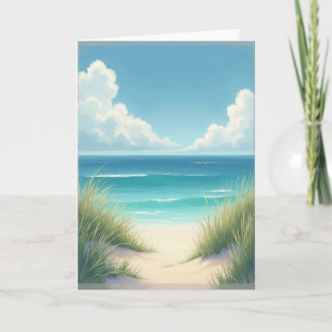 Cartão Seascape Fathers Day Vista