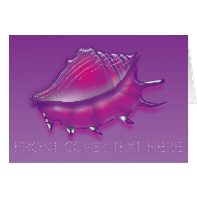 Cartão Seashell (Frente Horizontal)