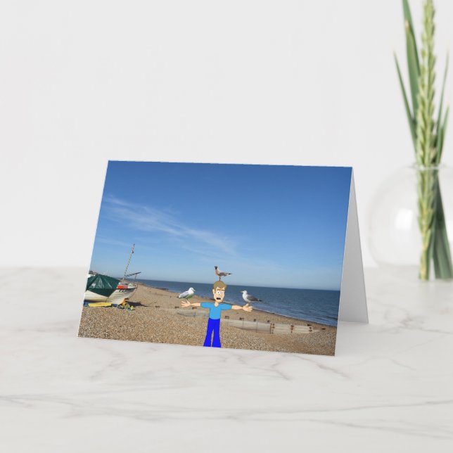 Cartão Seaside Living. (Frente)