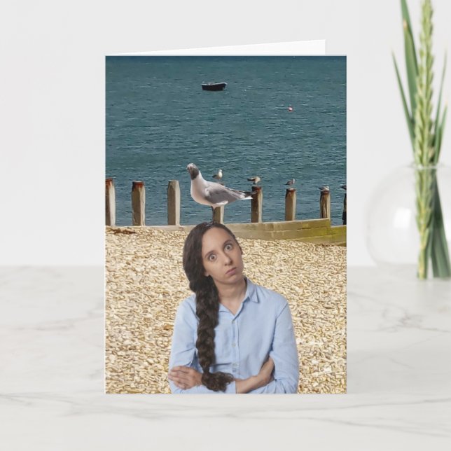 Cartão Seaside Living. (Frente)