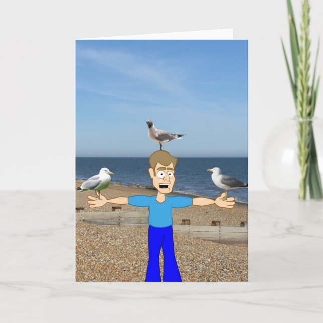 Cartão Seaside Living. (Frente)