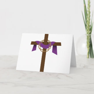 Cartão Season Of Lent Cross