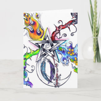 Cartão seasons in star