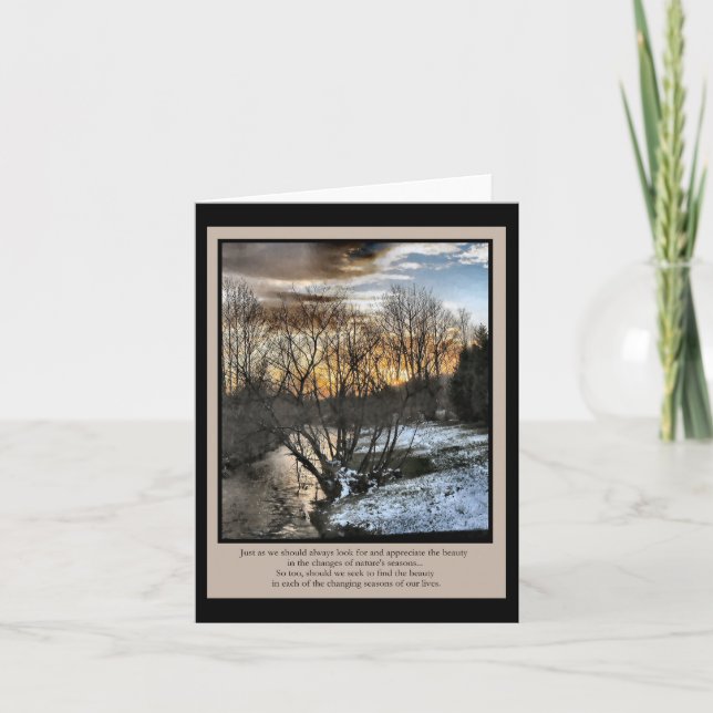 Cartão Seasons of Our Lives Inspirations (Frente)