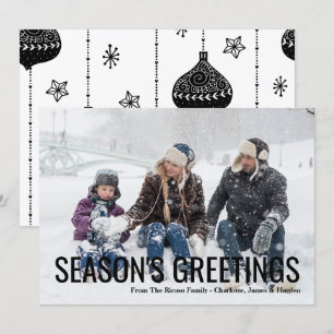 Cartão Seasons saúda a foto de Natal
