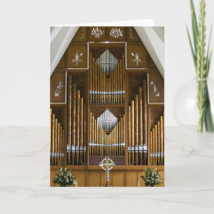 Cartão Seattle organ greeting card