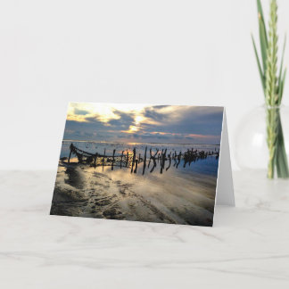 Cartão Seaweed Farms at Pulau Rote