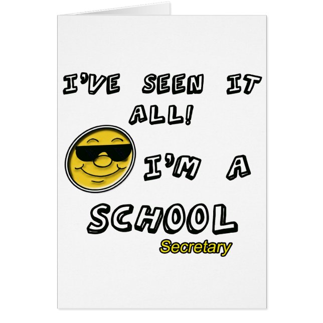 Cartão Secretário da escola (Frente)