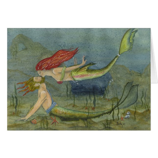 Cartão secreto do beijo (Frente Horizontal)