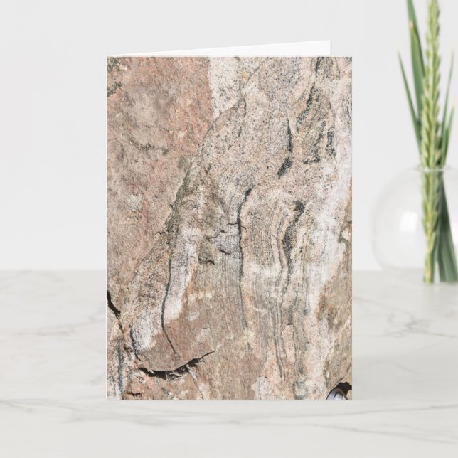 Cartão Sediação de Rock Rosa e Negro (Frente)