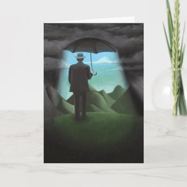 Cartão Seeing the light inspirational greeting card (Frente)