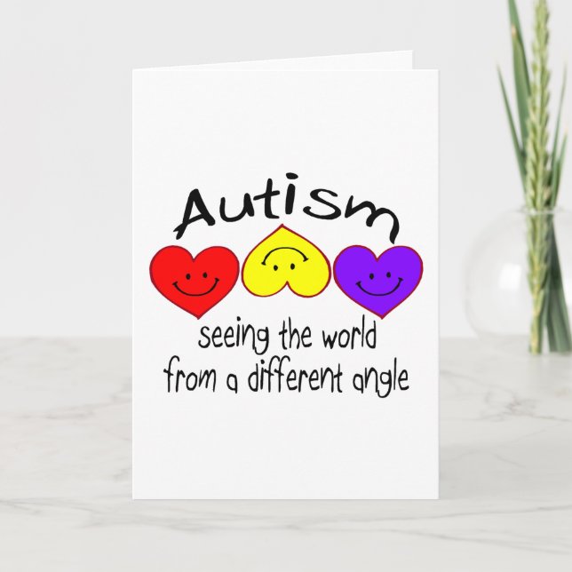 Cartão Seeing The World From A Different Angle (Hrts) (Frente)