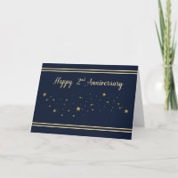 Segundo Estrelas de Glitter Dourada do Aniversário