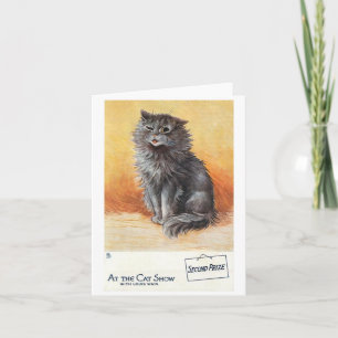 Cartão Segundo Prêmio @ Cat Show de Louis Wain