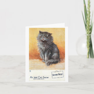 Cartão Segundo Prêmio @ Cat Show de Louis Wain