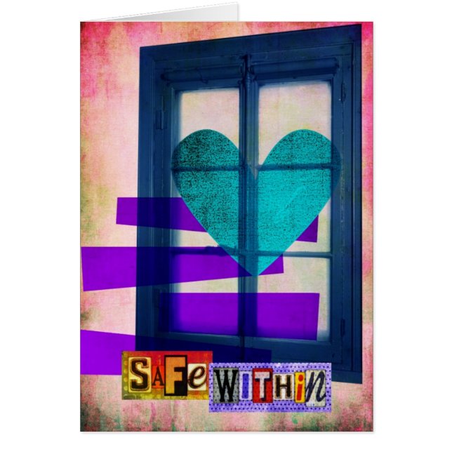 Cartão Segurança dentro da colagem digital (Frente)