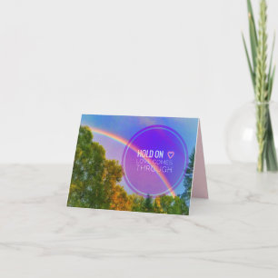 CARTÃO SEGURE A <3ORI RAINBOW SMALL GREETING CARD