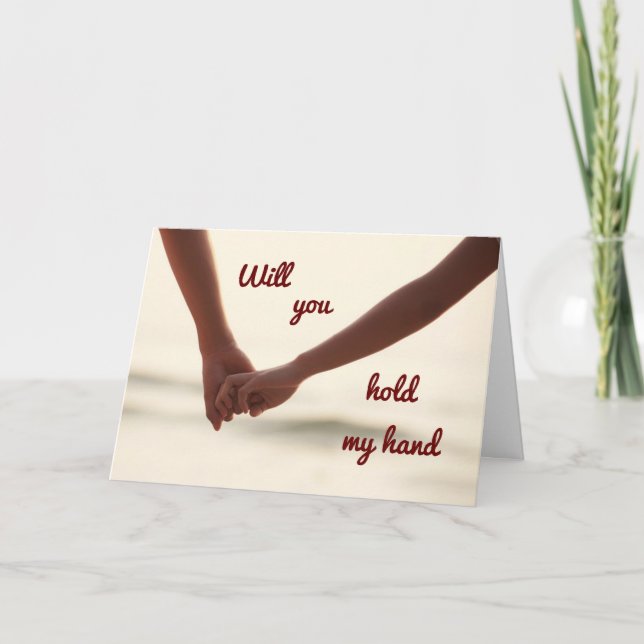 CARTÃO **SEGURE MINHA MÃO TODOS OS DIAS E EM TODOS OS LOC (Frente)