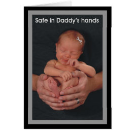 Cartão Seguro nas mãos do Pai