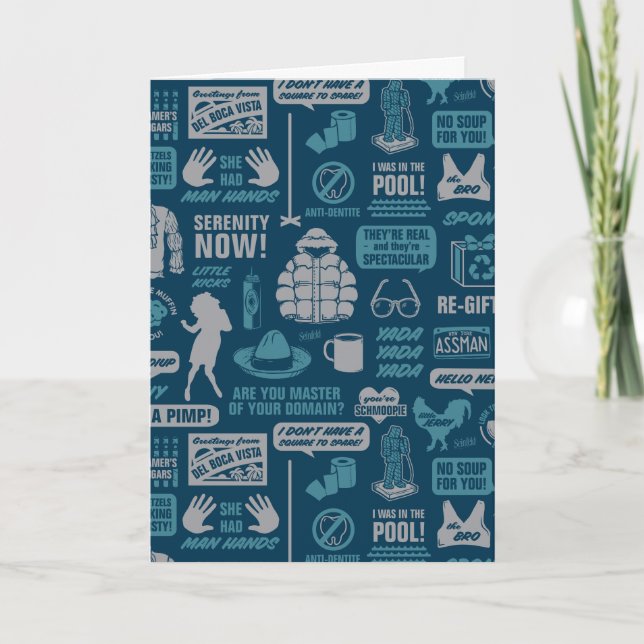 Cartão Seinfeld | Padrão-memória (Frente)