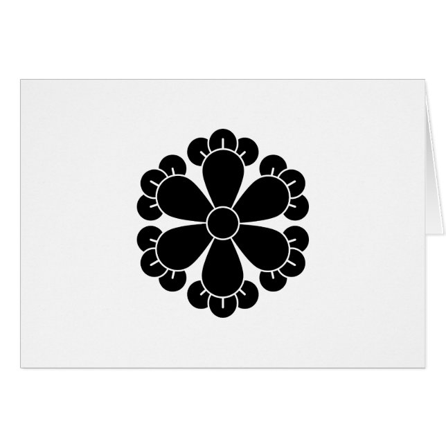 Cartão Seis cravos (Frente Horizontal)