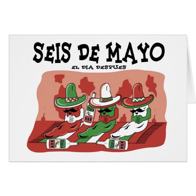 Cartão Seis de Mayo (Frente Horizontal)