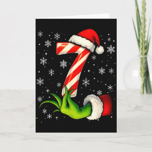 Cartão Seis Sete Casal De Natal Engraçado Correspondente 