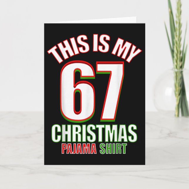 Cartão Seis Sete Meme  (Frente)