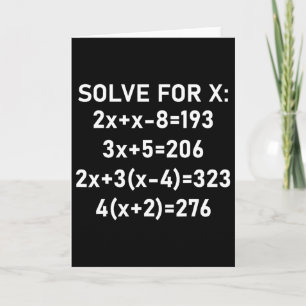 Cartão Seis Sete Meme Matemática Álgebra Piada Resolva Pa