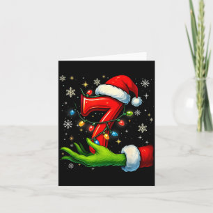 Cartão Seis Sete Meme Natal Divertido Casal Combinando