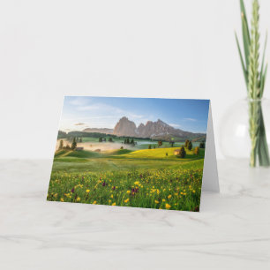 Cartão Seiser Alm, Dolomite Alps, Italy